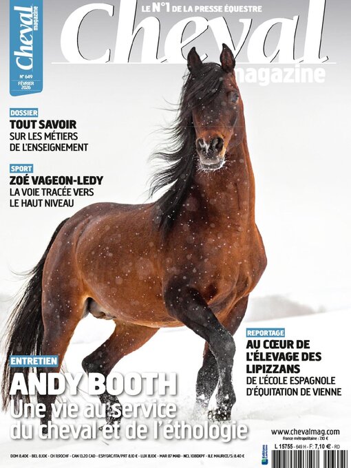 Title details for Cheval Magazine by Editions Lariviere SAS - Available